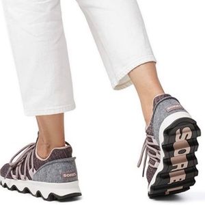 SOREL Purple Sage Kinetic Lace Knit Sneakers Size 8.5